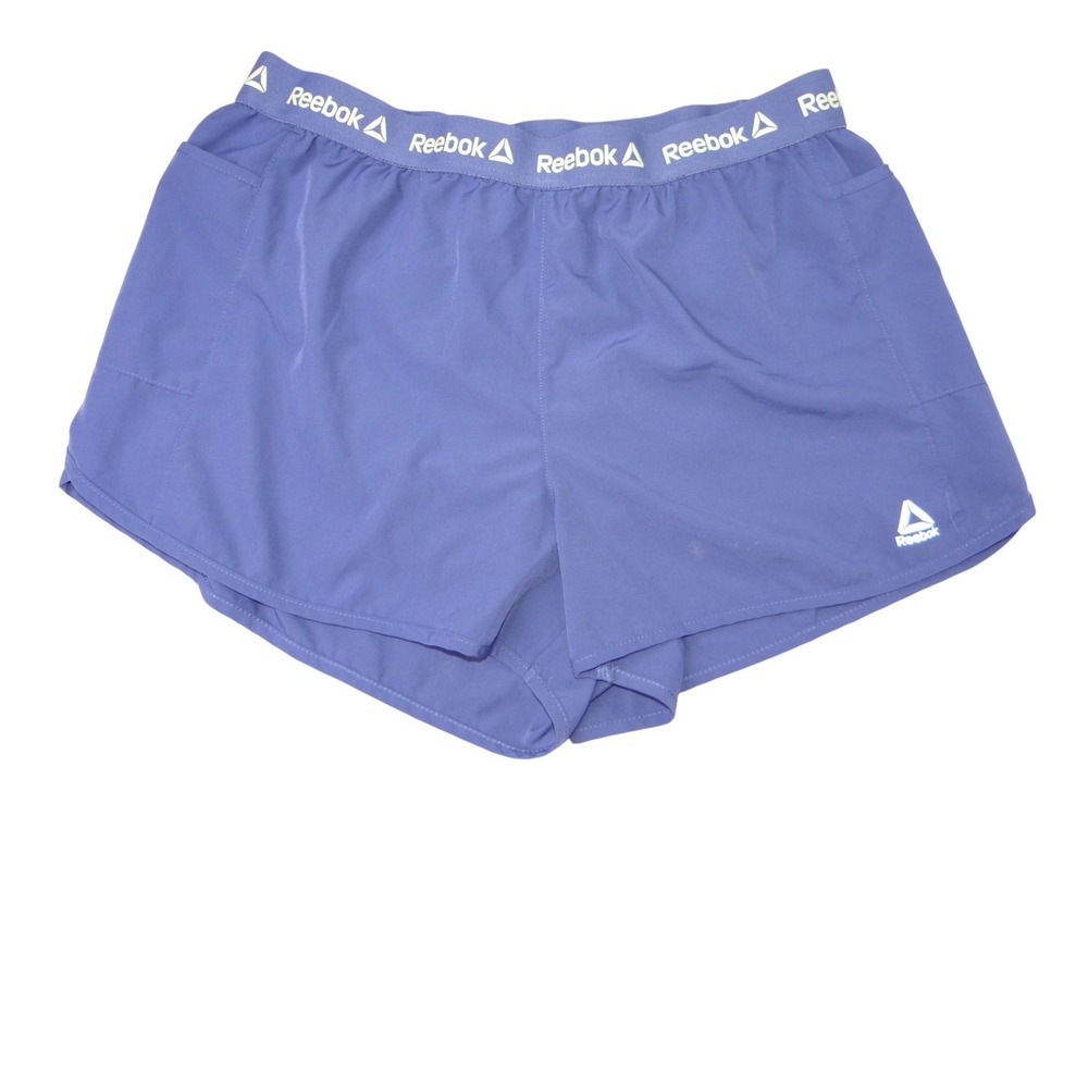 Reebok Womens Running Shorts Elastic‎ Waistband Blue XL
